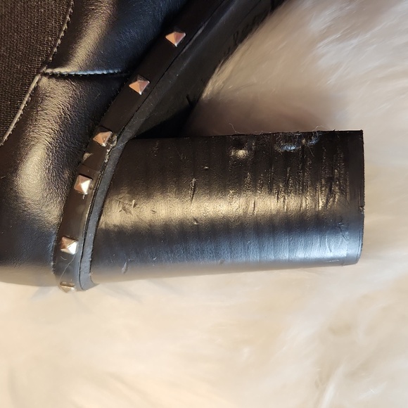 Charles by Charles David Studded Slip-On Block Heel Ankle Boots - Picture 7 of 11